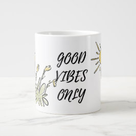 Taza De Café Gigante Sólo vibraciones de dios de Mug