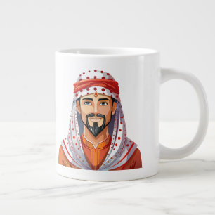 Taza De Café Gigante Sombrero árabe o musulmán tradicional