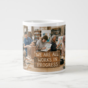 Taza De Café Gigante Somos Todos Obras en Marcha