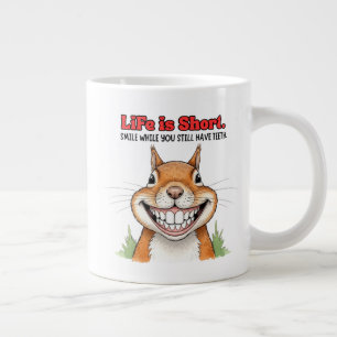 Taza De Café Gigante Sonríe Mientras Todavía Tienes Dientes Raras Graci