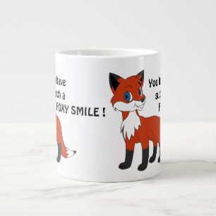 TAZA DE CAFÉ GIGANTE ¡SONRISA ASTUTA!