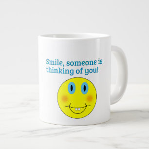 Taza De Café Gigante Sonrisa: Jumbo Mug