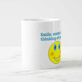 Taza De Café Gigante Sonrisa: Jumbo Mug