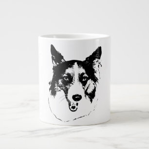 Taza De Café Gigante Sonrisa otoñal en tinta