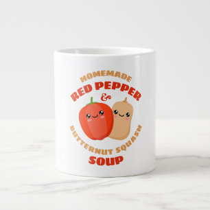 Taza De Café Gigante Sopa casera de pimienta roja y mariscos
