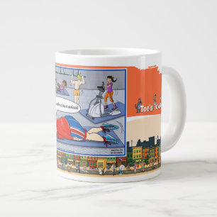 Taza De Café Gigante Sostén Push-Up Ánimo