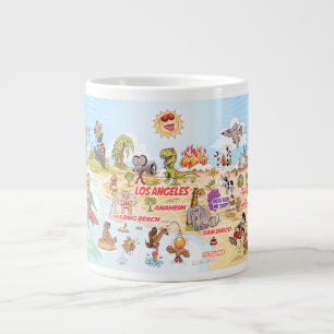Taza De Café Gigante South California Beach Life Jumbo Mug