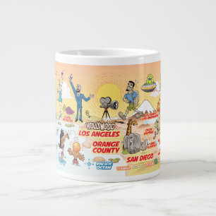 Taza De Café Gigante Southern California Sunset