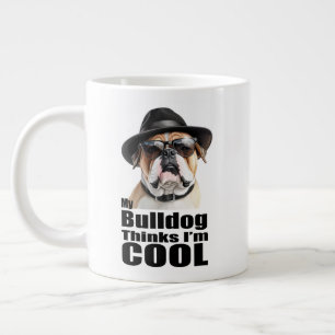 Taza De Café Gigante Soy Bulldog Guay