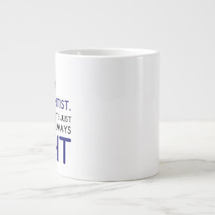 TAZA DE CAFÉ GIGANTE SOY CIENTÍFICO DE DATOS