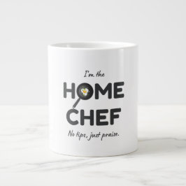 Taza De Café Gigante Soy el chef del hogar. Sin consejos, solamente elo