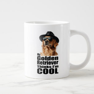 Taza De Café Gigante Soy el recuperador de oro de Guay