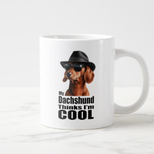 Taza De Café Gigante Soy Guay Dachshund