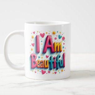 Taza De Café Gigante Soy hermosa