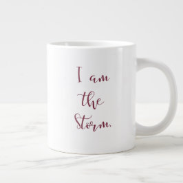 Taza De Café Gigante Soy La Tormenta Jumbo Mug