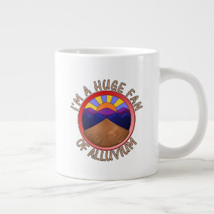 Taza De Café Gigante Soy un gran fanático de la Geología del Aluvio