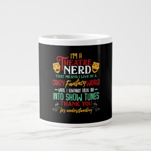 Taza De Café Gigante Soy Un Temerario En El Escenario Ama A Actriz Acto