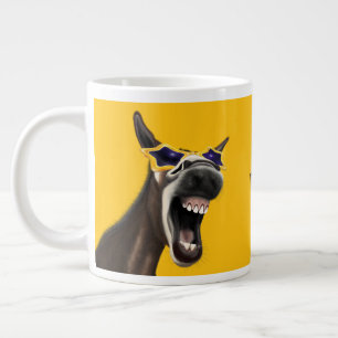 Taza De Café Gigante Soy una persona matutina, burro de Novedad diverti
