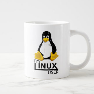 Taza De Café Gigante Soy usuario de Linux