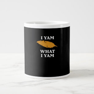 Taza De Café Gigante Soy Yam Lo Que Yam - Graciosa Papa Sarcasmo Pun