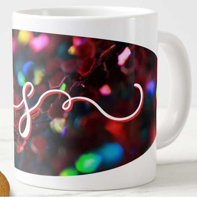 Taza De Café Gigante Sparkling rojo oscuro (Subido por el creador)