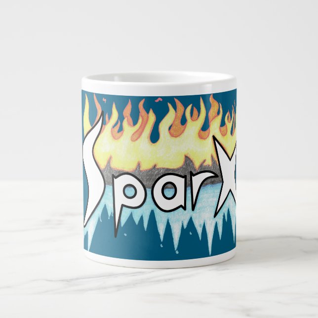 Taza De Café Gigante SparX Big Hot Mug (Frente)