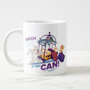 Taza De Café Gigante Spike, Tom y Jerry - Atrápame Si Puedes