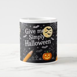 Taza De Café Gigante Spooky Halloween Mug