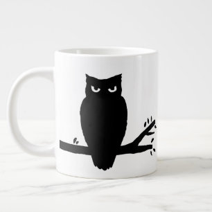 Taza De Café Gigante Spooky Owl Silhouette