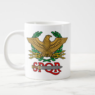 Taza De Café Gigante SPQR Senatus Populusque Romanus 