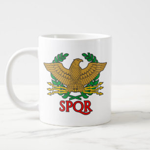 Taza De Café Gigante SPQR - Senatus Populusque Romanus
