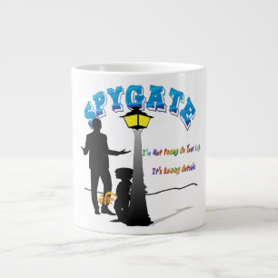 Taza De Café Gigante Spygate (está lloviendo afuera)