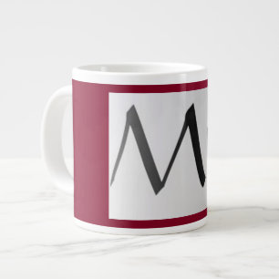 Taza De Café Gigante Sr. Jumbo Mug, Borgoña III