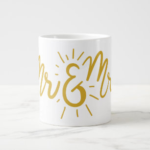 Taza De Café Gigante Sr. y Sra. Mug