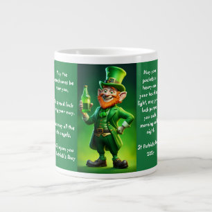 Taza De Café Gigante St Patricks Day Leprechaun Mug