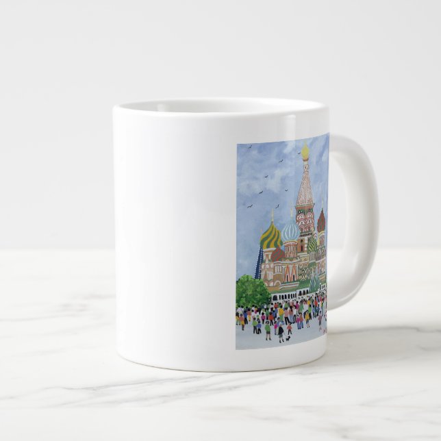 Taza De Café Gigante St. Plaza Roja 1995 de la catedral de la albahaca (Derecha)