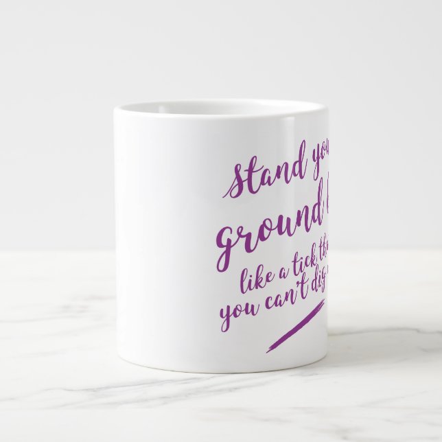 Taza De Café Gigante Stand Mug (Frente)
