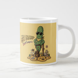Taza De Café Gigante Stay Sharp Desert Legend Cowboy Cactus Illustratio