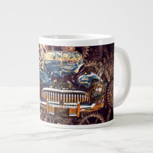Taza De Café Gigante Steampunk Antique Buick Mug