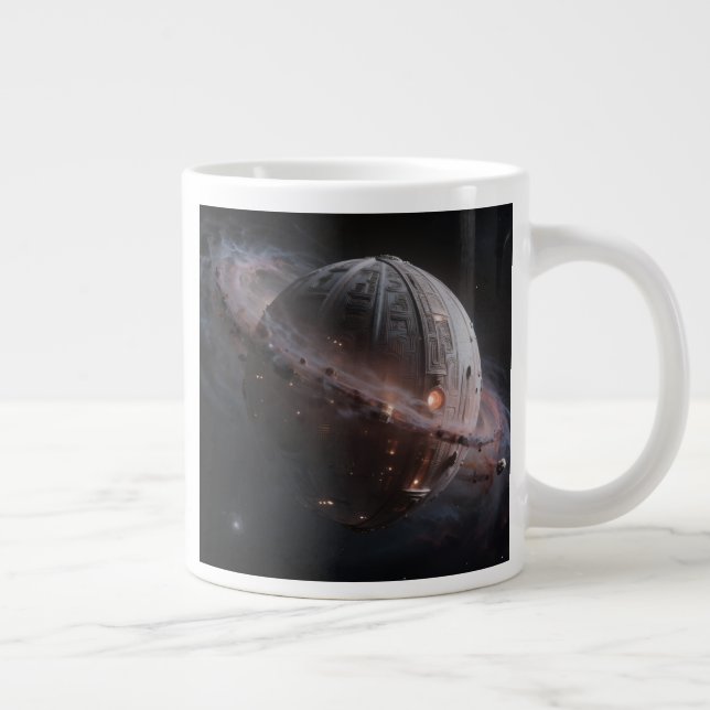 Taza De Café Gigante Stellar Path – Journey Through the Universe (Derecha)