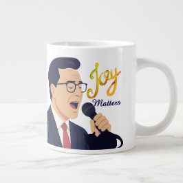 Taza De Café Gigante Stephen Colbert Cantando Meme W Benny La Alegría I