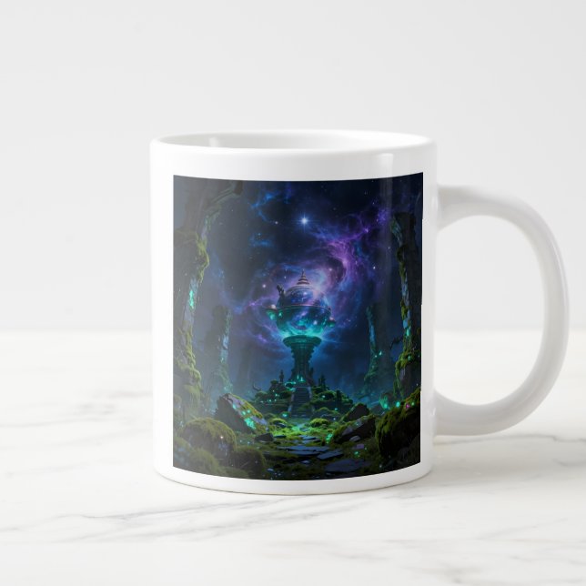 Taza De Café Gigante Sternenpfad – Reise durch das Universum (Derecha)