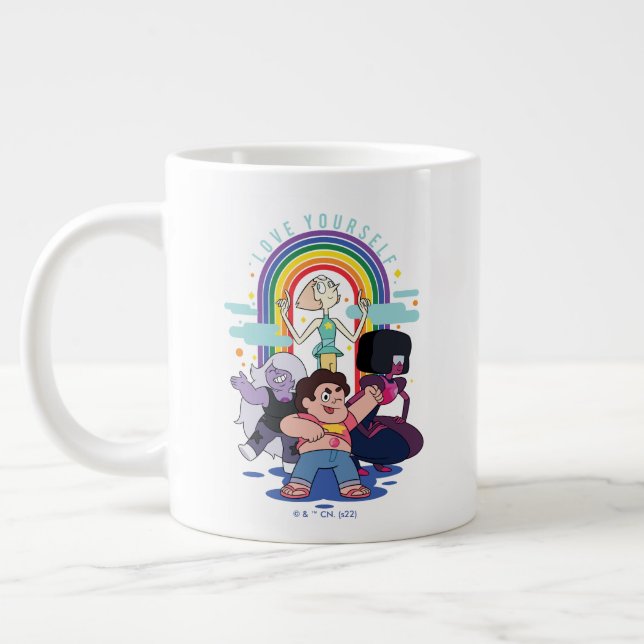 Taza De Café Gigante Steven Universe - Ámate (Izquierda)