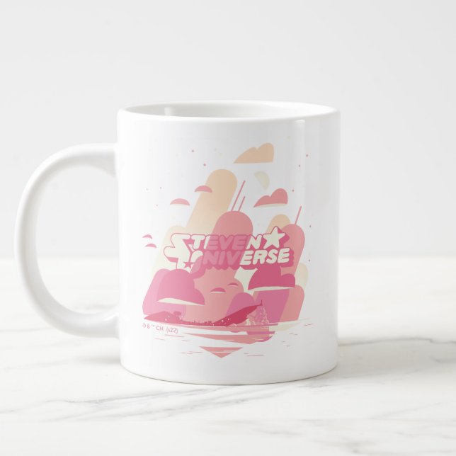 Taza De Café Gigante Steven Universe | Ciudad de la playa (Izquierda)
