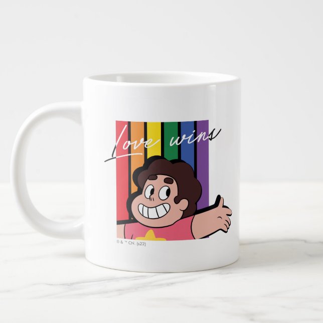 Taza De Café Gigante Steven Universe - El amor gana (Izquierda)