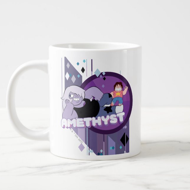 Taza De Café Gigante Steven Universe | Gráfica de caracteres antimetist (Izquierda)