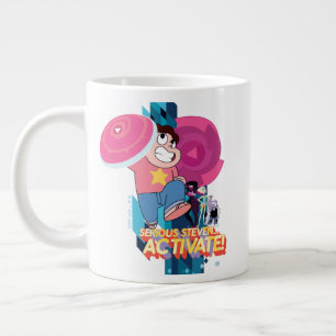 Taza De Café Gigante Steven Universe   Steven serio... ¡Activa!