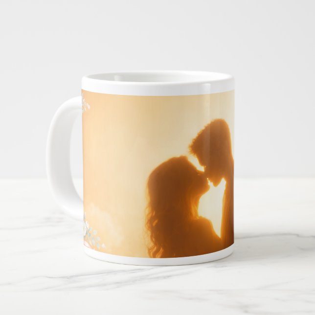 Taza De Café Gigante Sticker (Izquierda)