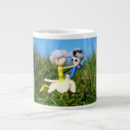Taza De Café Gigante Stijldansende Fubby's in Narcissen jurk.