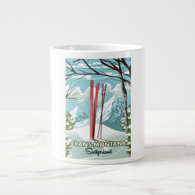 Taza de café gigante Stoos Suiza (Frente)